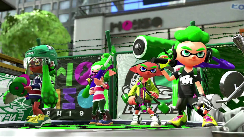 Above: Splatoon 2
